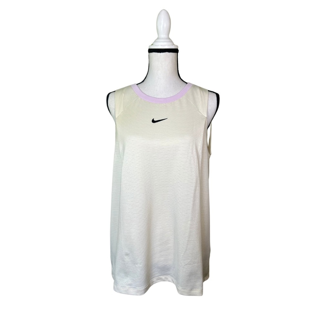 Nike Dri-FIT Women’s Cream Sleeveless Athletic Summer Tank Top Size M